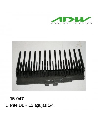 15-047 - Diente  DBR 12 agujas 1/4